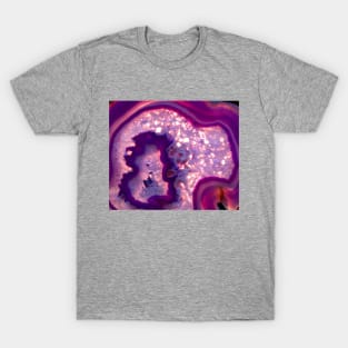 Purple Geode Crystal T-Shirt